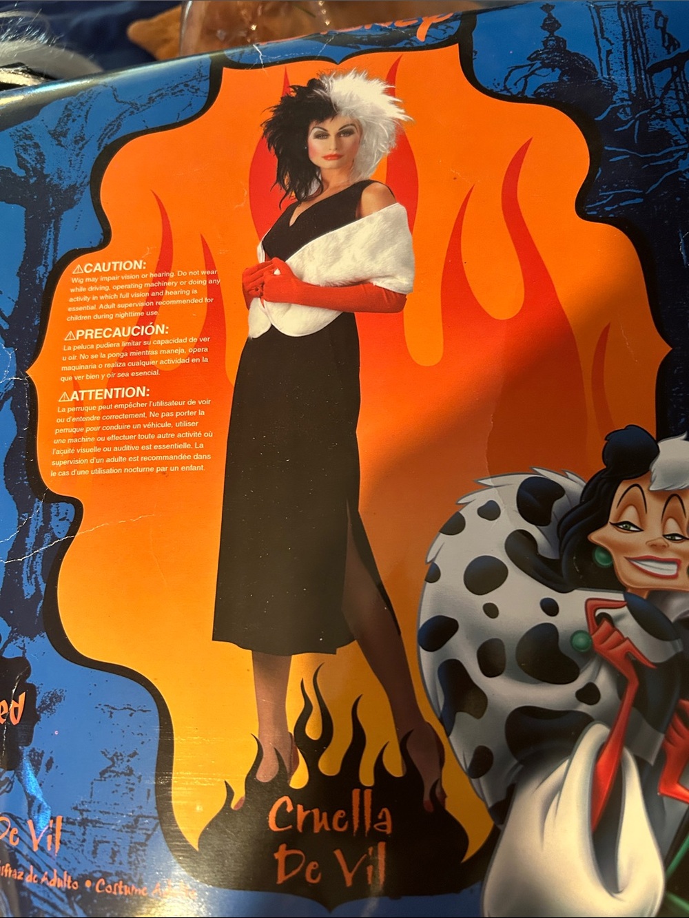 This is a Disguise Adult Disney Cruella De Vil Costume